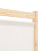 Cremefarbener Raumteiler Iren 160x170x4cm (4-teilig, Stoff)