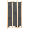 Grauer Raumteiler Iren 120x170x4cm (3-teilig, Stoff)
