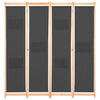 Grauer Raumteiler Iren 160x170x4cm (4-teilig, Stoff)