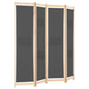 Grauer Raumteiler Iren 160x170x4cm (4-teilig, Stoff)