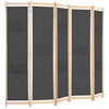 Harmaa tilanjakaja Iren 200x170x4cm (5-paneelinen kangas)