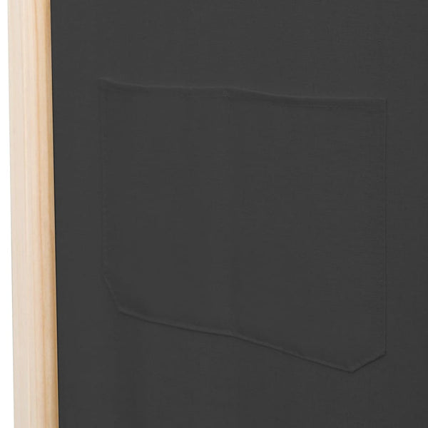 Harmaa tilanjakaja Iren 200x170x4cm (5-paneelinen kangas)