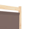Brauner Raumteiler Iren 200x170x4cm (5-teilig, Leinwand)