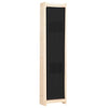 Schwarz 6-teiliger Raumteiler Iren 240x170x4cm (Stoff)