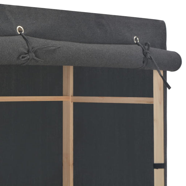 3-türiger Kleiderschrank Puicuta 79x40x170cm (Stoff)
