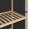 3-türiger Kleiderschrank Puicuta 79x40x170cm (Stoff)