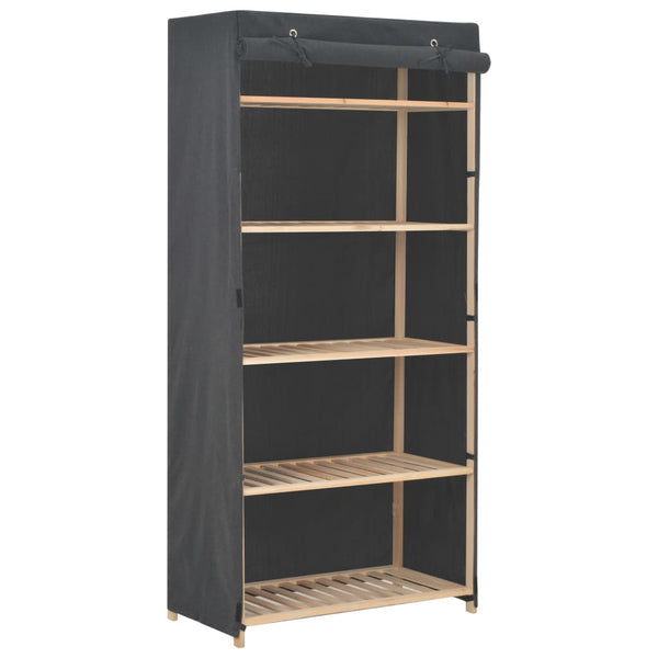 Kleiderschrank Paiva 79x40x170cm (Stoff)