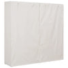 Weißer Kleiderschrank Shelva 173x40x170cm (Stoff)
