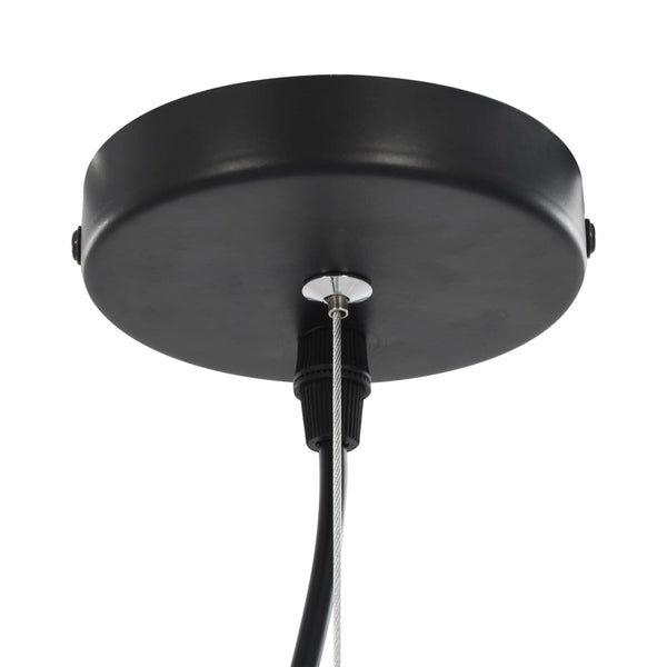 Deckenleuchten Andronica 50cm in Schwarz und Gold (2 Stück halbkugelförmig E27)