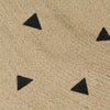 Handgefertigter Jute-Teppich mit Dreiecksmuster Manus 120cm
