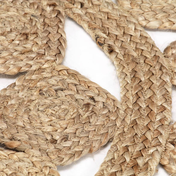 Handgefertigter Teppich geflochten Jute Sunica 150cm