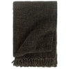 Anthrazit/Braun Decke Baumwolle Williamson 160x210cm