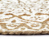 Weißer Tischset Yong 38cm (4 Stück rund Jute)