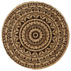 Dunkelbraune Tischsets Yong 38cm (6 runde Jute)
