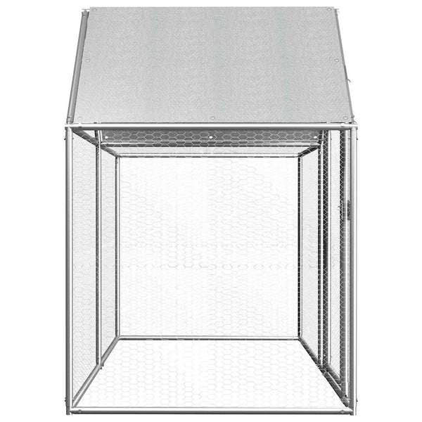 Verzinkter Hühnerstall Sargean 2x1x1,5 m (Stahl)