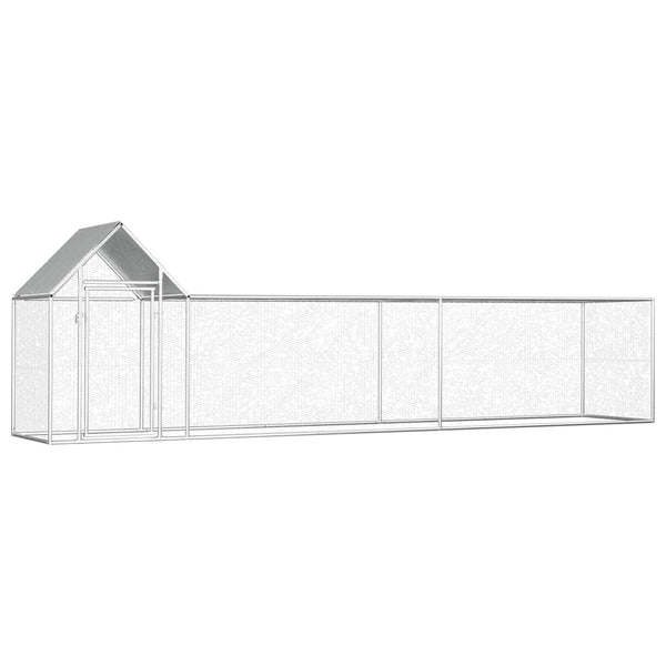 Verzinkter Hühnerstall Sargean 5x1x1,5 m (Stahl)