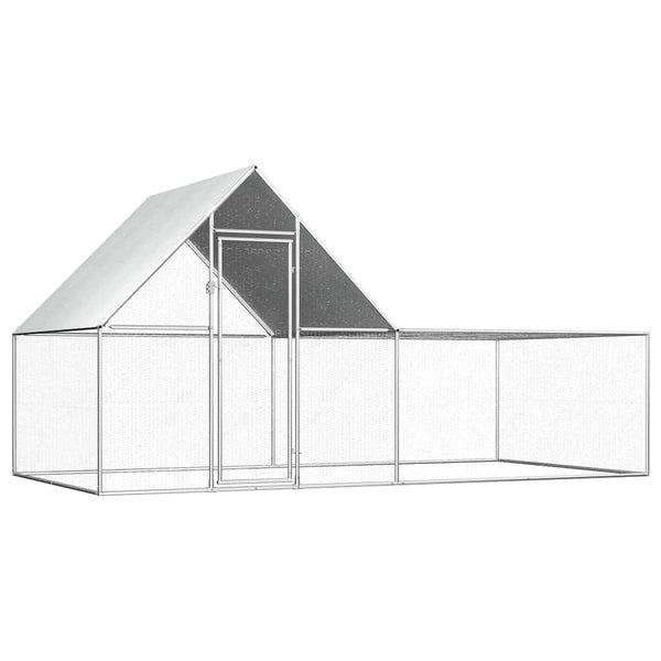 Verzinkter Hühnerstall Sargean 4x2x2 m (Stahl)