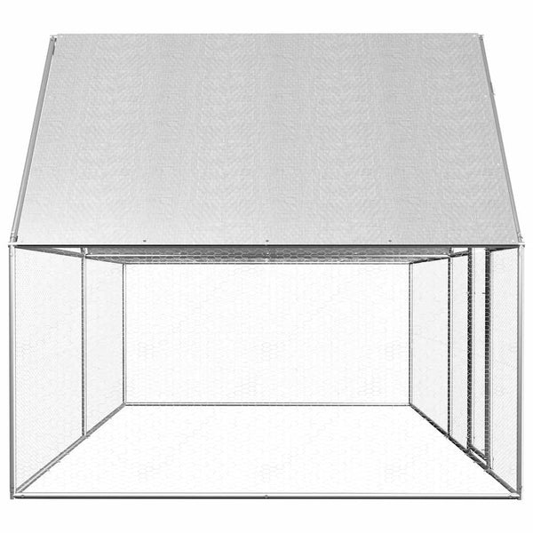 Verzinkter Hühnerstall Sargean 4x2x2 m (Stahl)