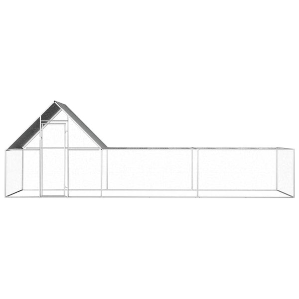 Verzinkter Hühnerstall Sargean 6x2x2 m (Stahl)