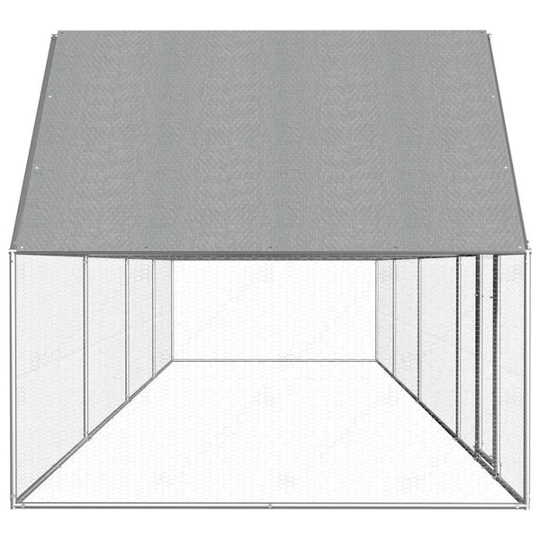 Verzinkter Hühnerstall Sargean 8x2x2 m (Stahl)