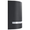 Schwarze Deanna Outdoor-Wandleuchten 35 W (2 Stück halbrund)