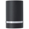 Schwarze Deanna Outdoor-Wandleuchten 35 W (2 Stück halbrund)