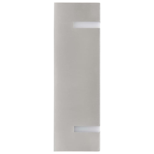 Avram Außenwandleuchten 35 W Silber (2 Stück quadratisch)