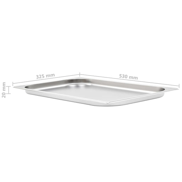 Gastronormbehälter Gerald GN 1/1 20 mm (4 St.) aus Edelstahl