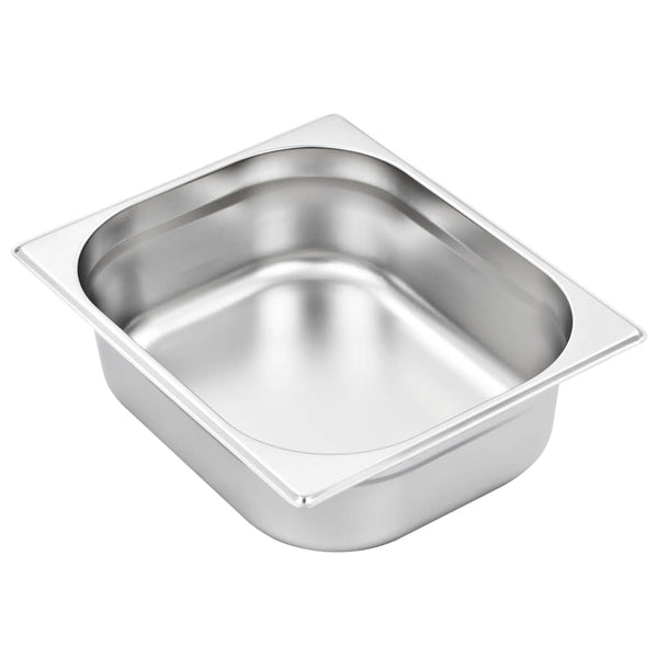 Edelstahl-Gastronormbehälter Donuc GN 1/2 100 mm (4 Stück)