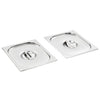 Edelstahldeckel für GN-Behälter 1/2 Tagedin 2 Stück