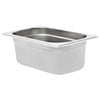 Edelstahl-Gastronormbehälter Schwarz GN 1/4 100 mm (8 Stück)