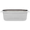 Edelstahl-Gastronormbehälter Schwarz GN 1/4 100 mm (8 Stück)
