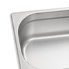 Edelstahl-Gastronormbehälter Schwarz GN 1/4 100 mm (8 Stück)