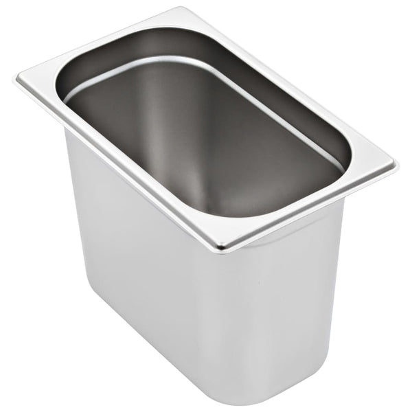 Gastronormbehälter aus Edelstahl Schwarz GN 1/4 200 mm (4 Stück)