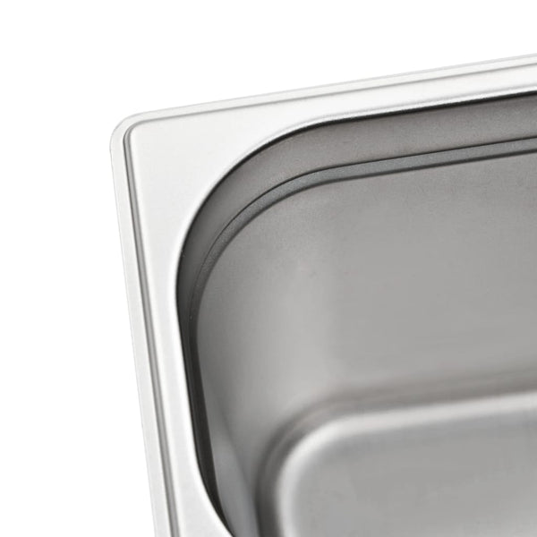 Gastronormbehälter aus Edelstahl Schwarz GN 1/4 200 mm (4 Stück)