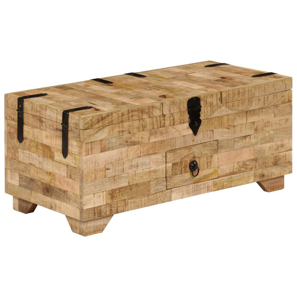 Couchtisch massives Mangoholz Visalom 80x40x35cm