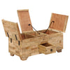 Couchtisch massives Mangoholz Visalom 80x40x35cm