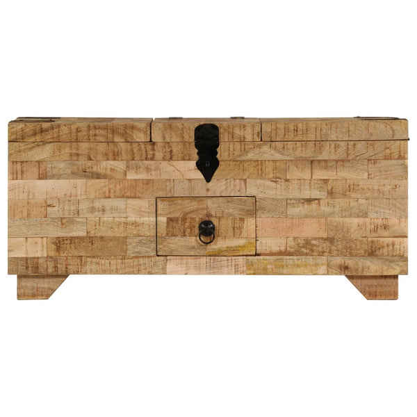 Couchtisch massives Mangoholz Visalom 80x40x35cm