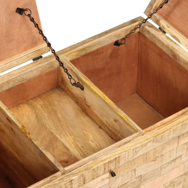 Couchtisch massives Mangoholz Visalom 80x40x35cm