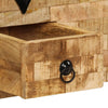 Couchtisch massives Mangoholz Visalom 80x40x35cm