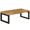 Couchtisch Joca 100x50x35cm (massives Mangoholz und Stahl)