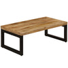 Couchtisch Joca 100x50x35cm (massives Mangoholz und Stahl)