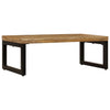 Couchtisch Joca 100x50x35cm (massives Mangoholz und Stahl)