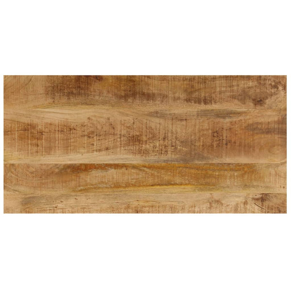 Couchtisch Joca 100x50x35cm (massives Mangoholz und Stahl)
