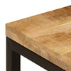 Couchtisch Joca 100x50x35cm (massives Mangoholz und Stahl)