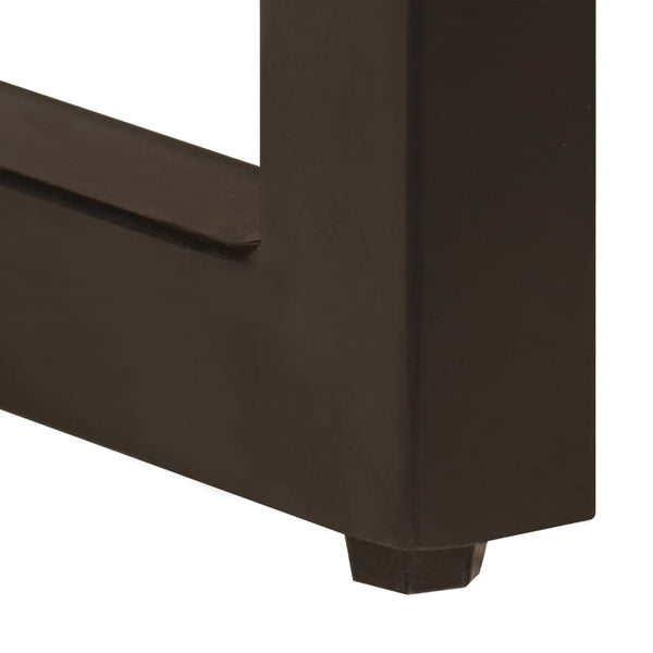 Couchtisch Joca 100x50x35cm (massives Mangoholz und Stahl)