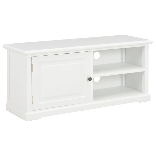 Valkoinen tv-taso Trioleta 90x30x40cm (puu)