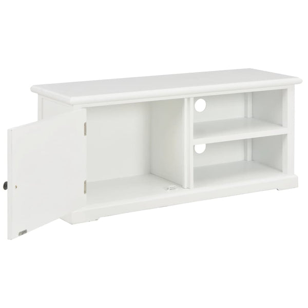 Valkoinen tv-taso Trioleta 90x30x40cm (puu)