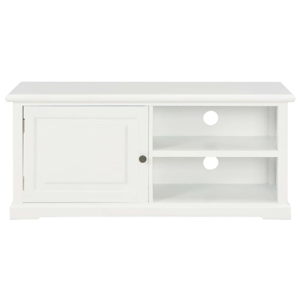 Valkoinen tv-taso Trioleta 90x30x40cm (puu)