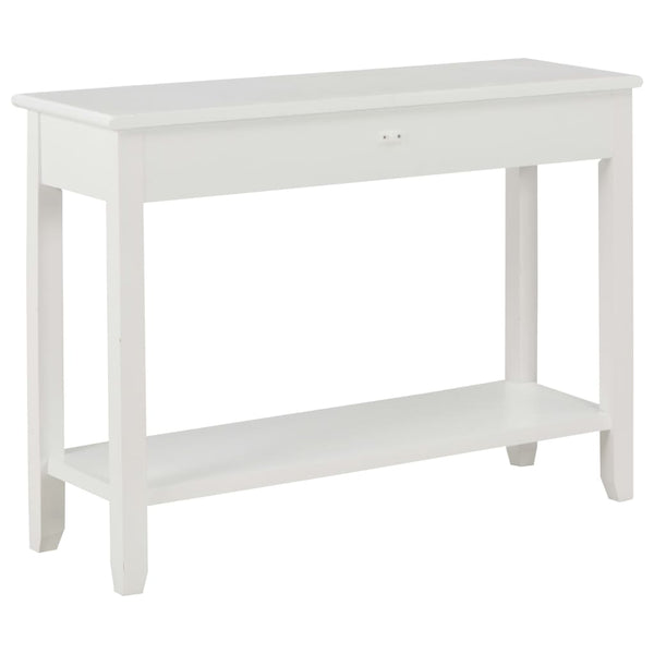 Weißer Beistelltisch Ghgeorghe 110x35x80cm (Holz)